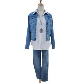 wakee Denim Light Blue Denim Jacket