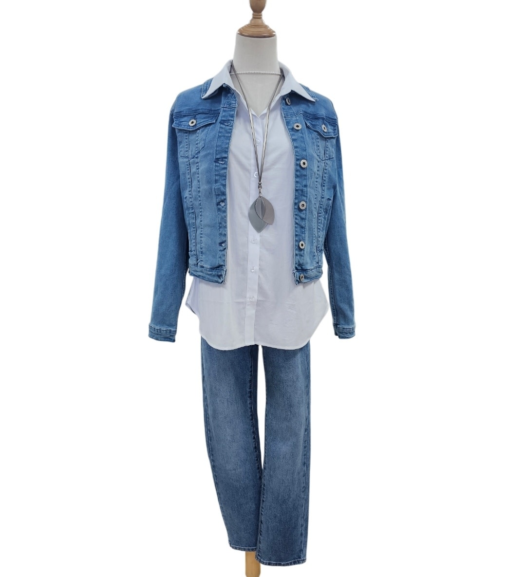 wakee Denim Light Blue Denim Jacket