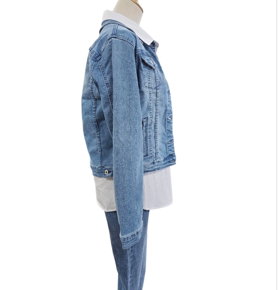 wakee Denim Light Blue Denim Jacket