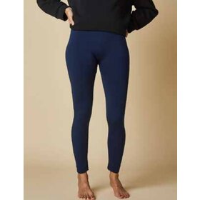 Cherrylane Navy Plain Plush Leggings