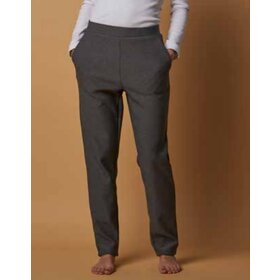 Cherrylane Charcoal Ponti Pants Fleece Lined w Pockets