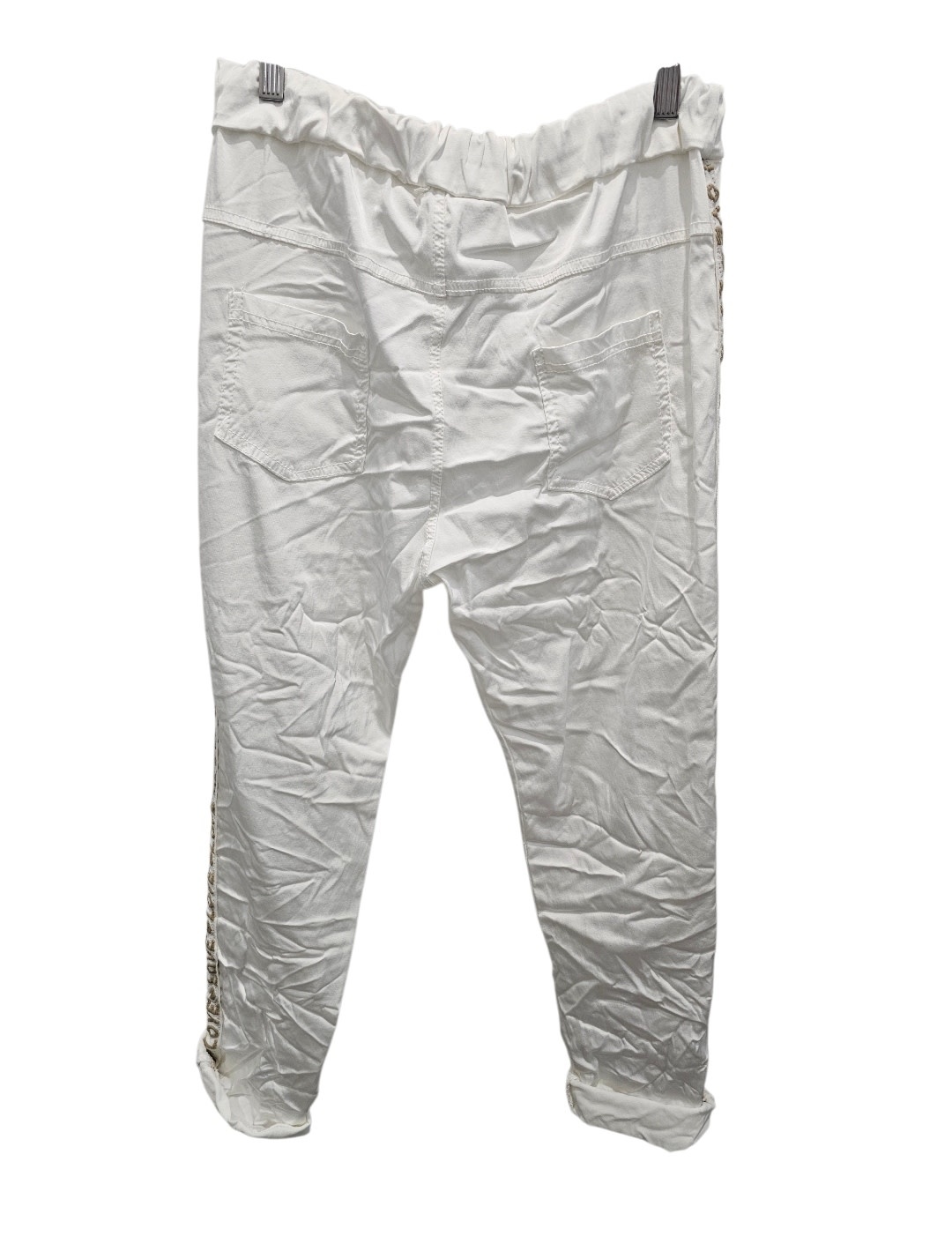 Vera May Italian Love Pants - White