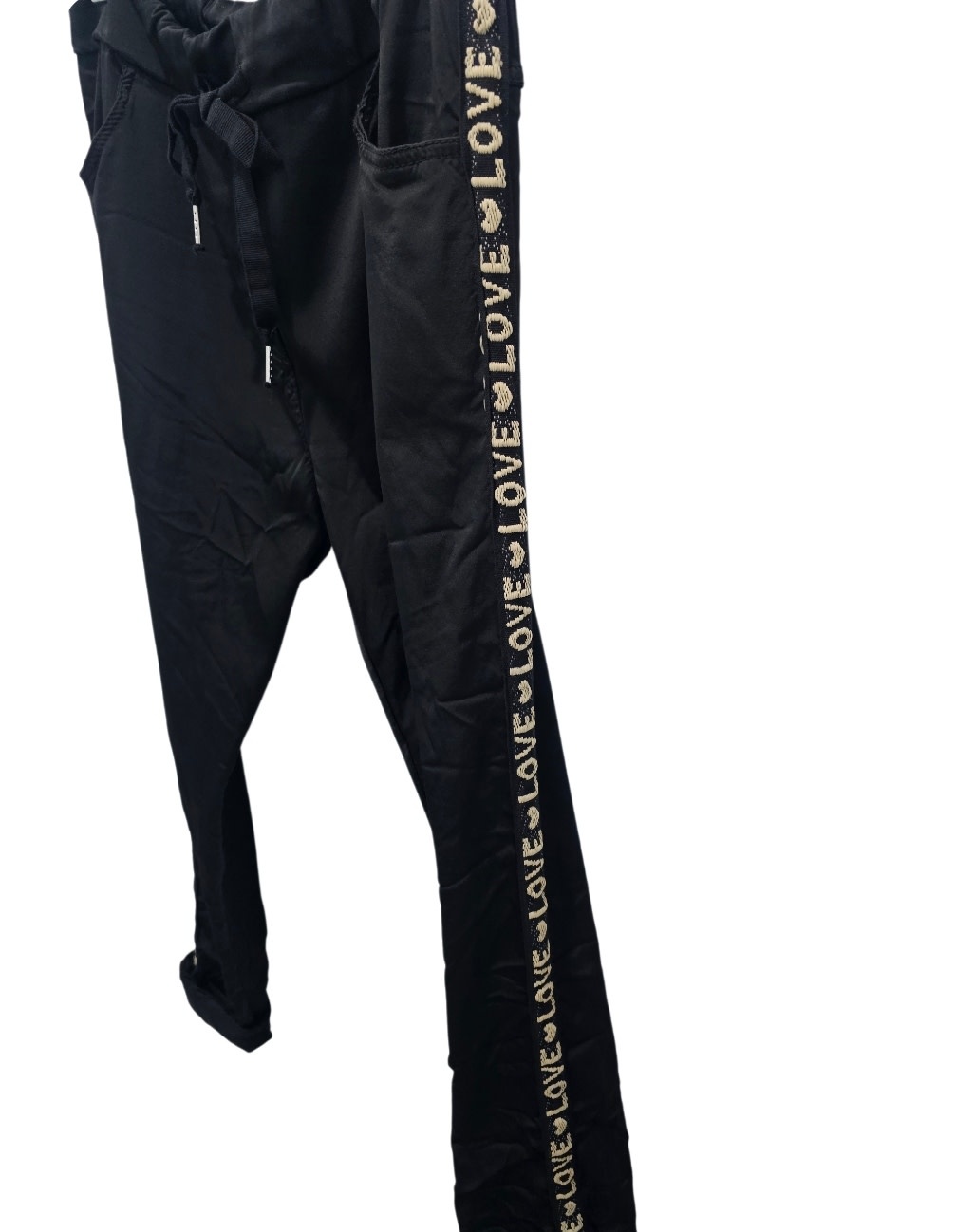 Vera May Italian Love Pants - Black