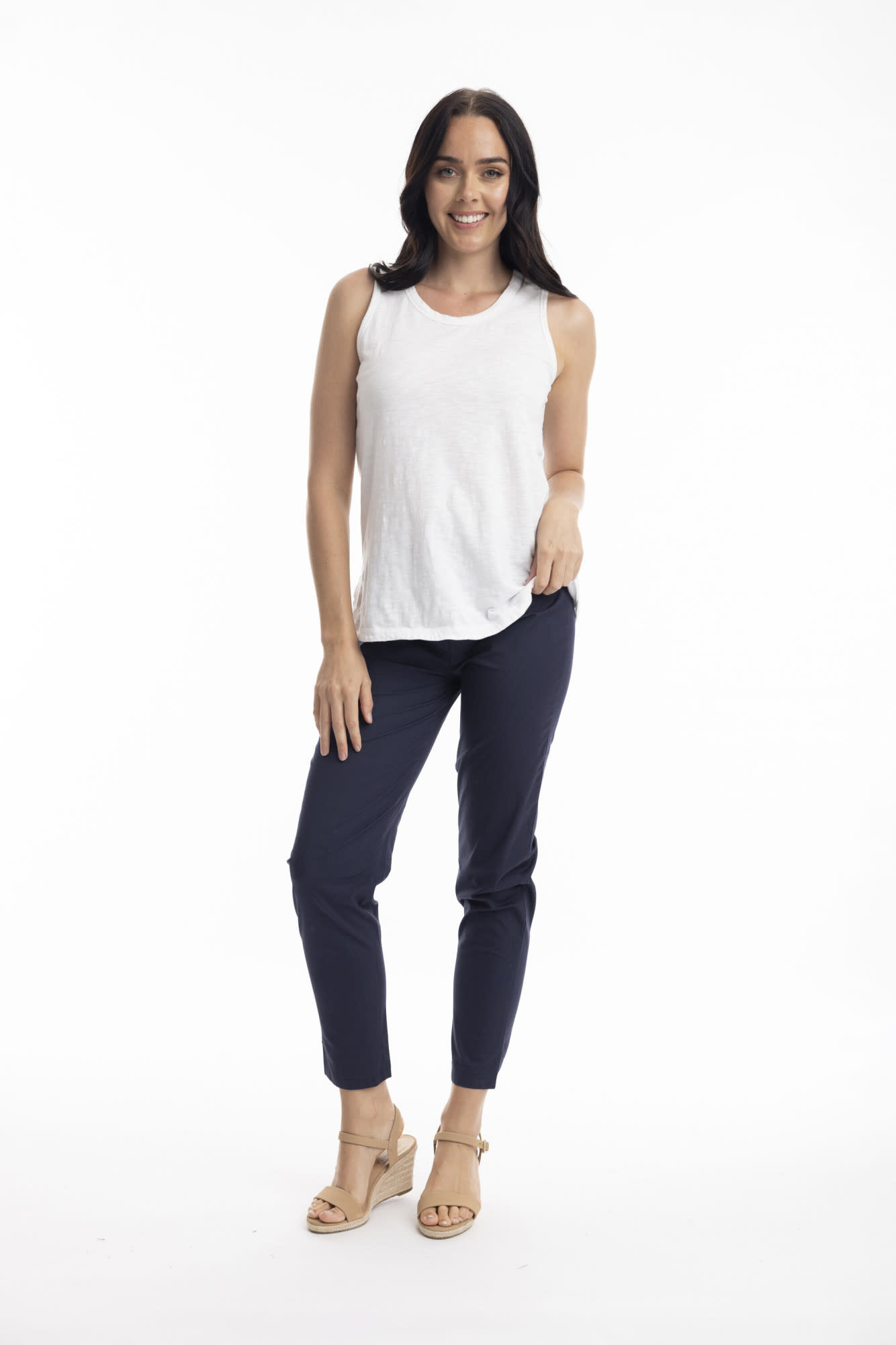 Orientique Australia Bangalene Capri Pants With Pockets