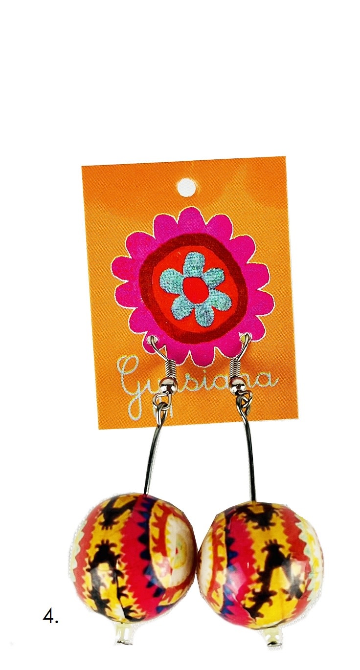 Anna Chandler Design Bobble Boho Earrings - Bright