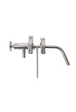 SS Brewtech Tri clamp 1.5 x 1/2" Chronical racking arm w/ valve