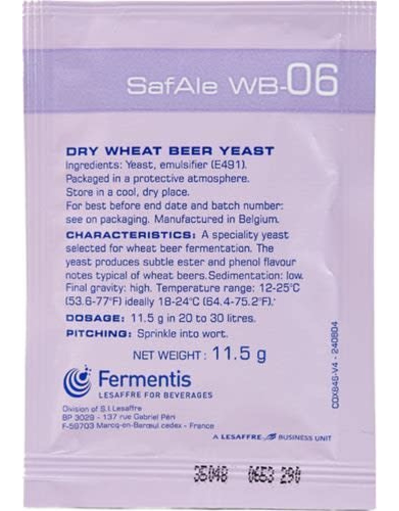 Fermentis SAFALE WB 06 Yeast