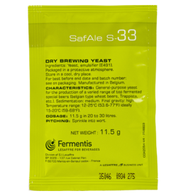 Fermentis FERMENTIS SAFALE S-33 DRY BREWING YEAST 11.5 G
