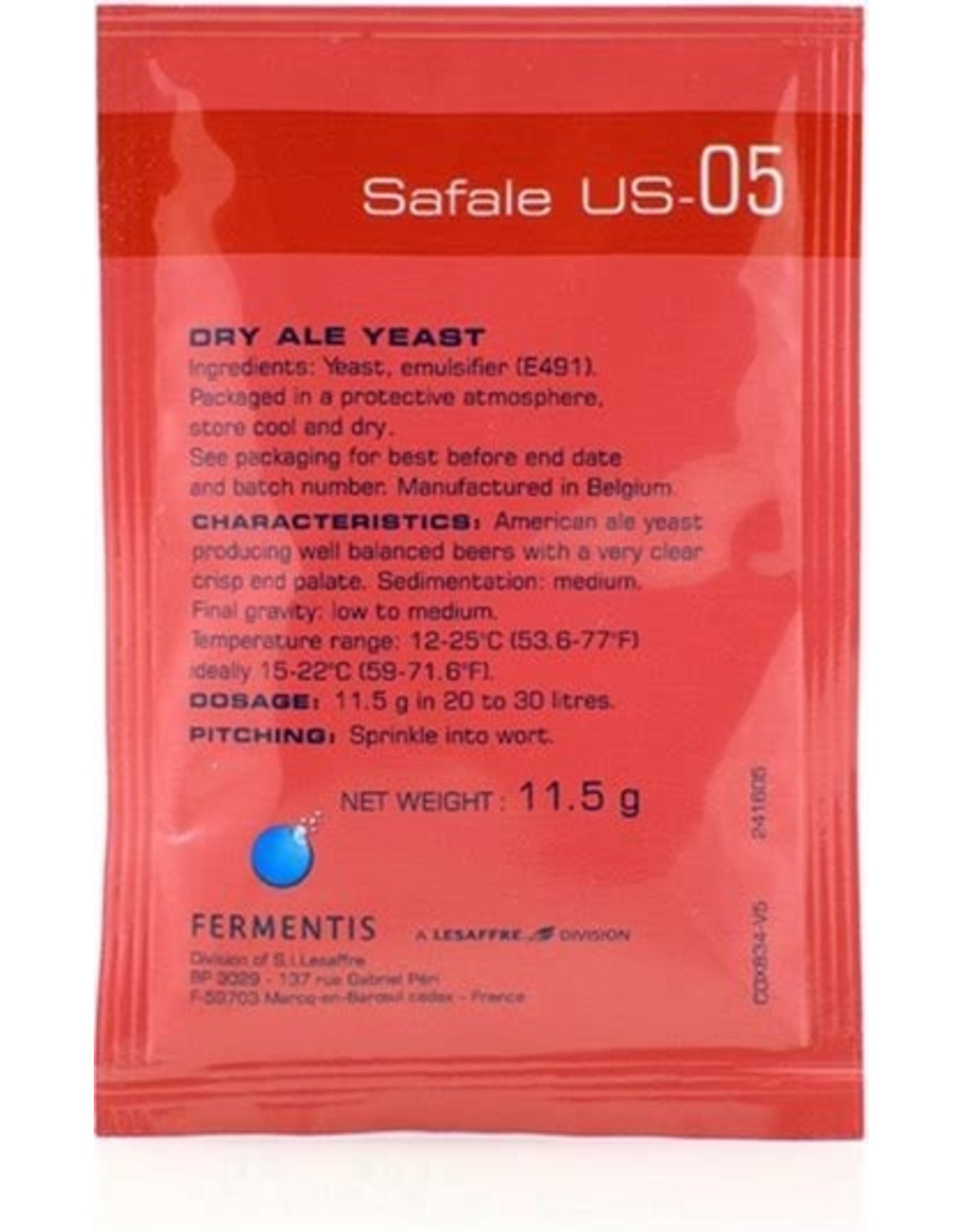 Fermentis SAFALE US-05 Yeast