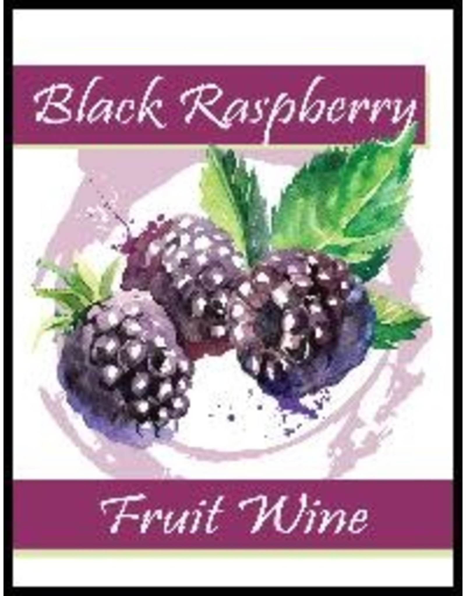 LD Carlson Black Raspberry Fruit 30 ct Wine Labels