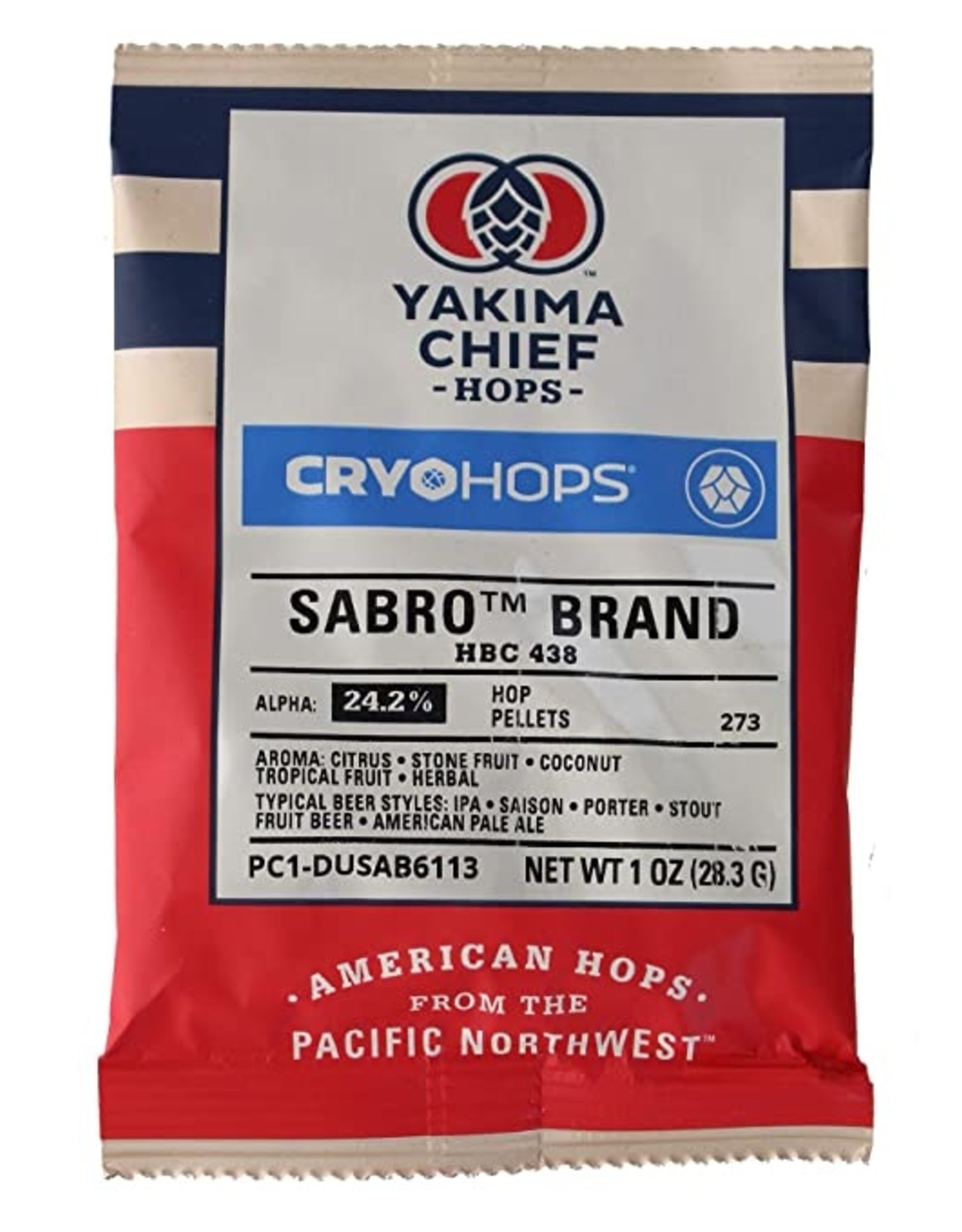 Yakima chief Sabro CRYO hops 1 oz