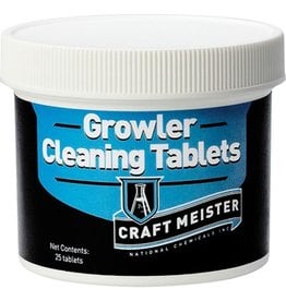 Craftmeister Cleaning Tablets Growler 25ct