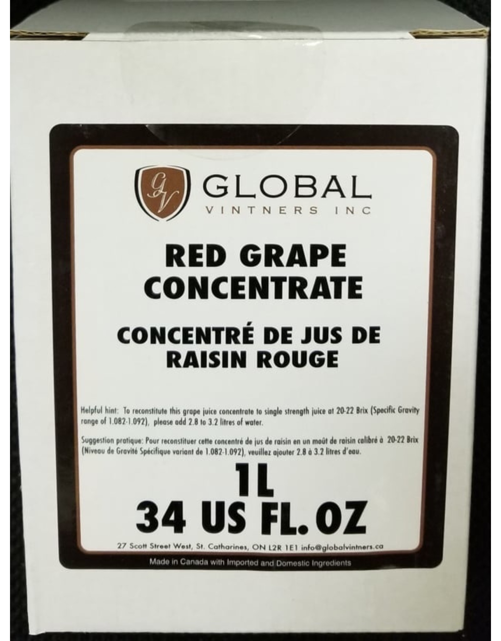 Wine Concentrate Global Vinters 1 L RED