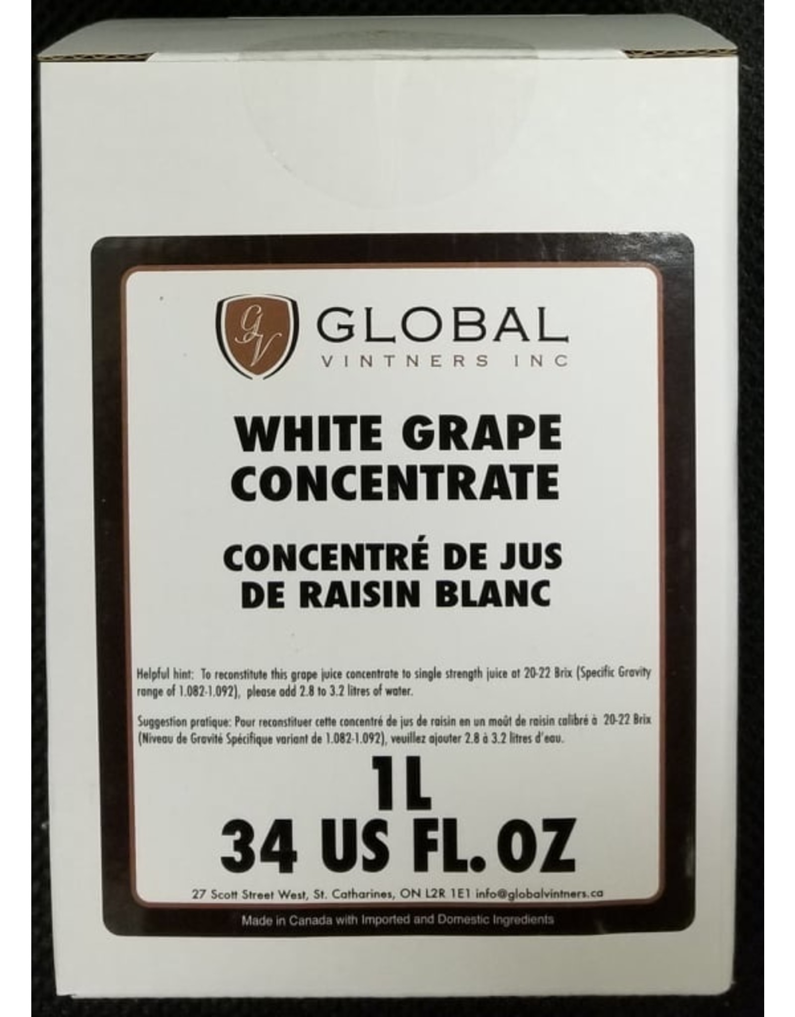 Wine Concentrate Global Vinters 1 L WHITE