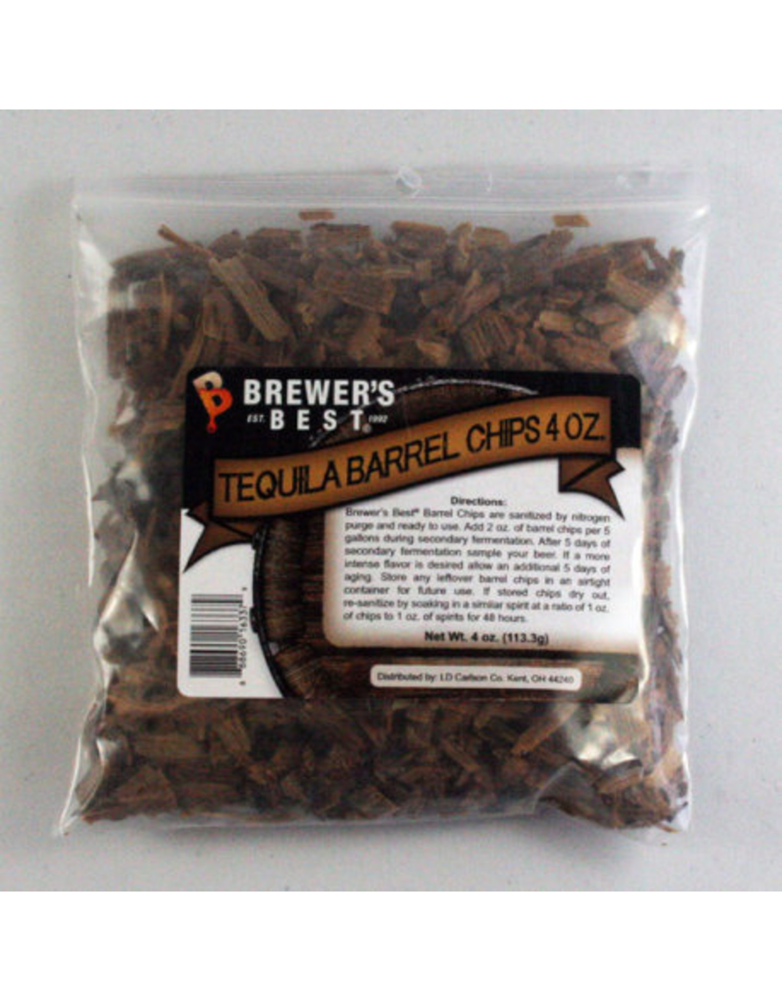 Brewer's Best Tequila Barrel oak Chips 4 oz