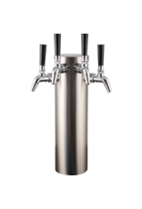 Komos Quad Tap KOMOS® Stainless Draft Tower With Intertap® Faucets (w/ Duotight Fittings)