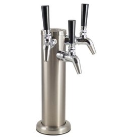 Komos Tap Tower Triple : KOMOS Stainless Draft Tower With Intertap® Faucets (w/ Duotight Fittings)