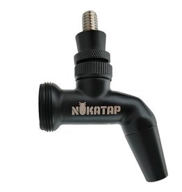 KegLand NukaTap® S/S Beer Faucet | Matte Black Finish | Stealth Bomber Edition |