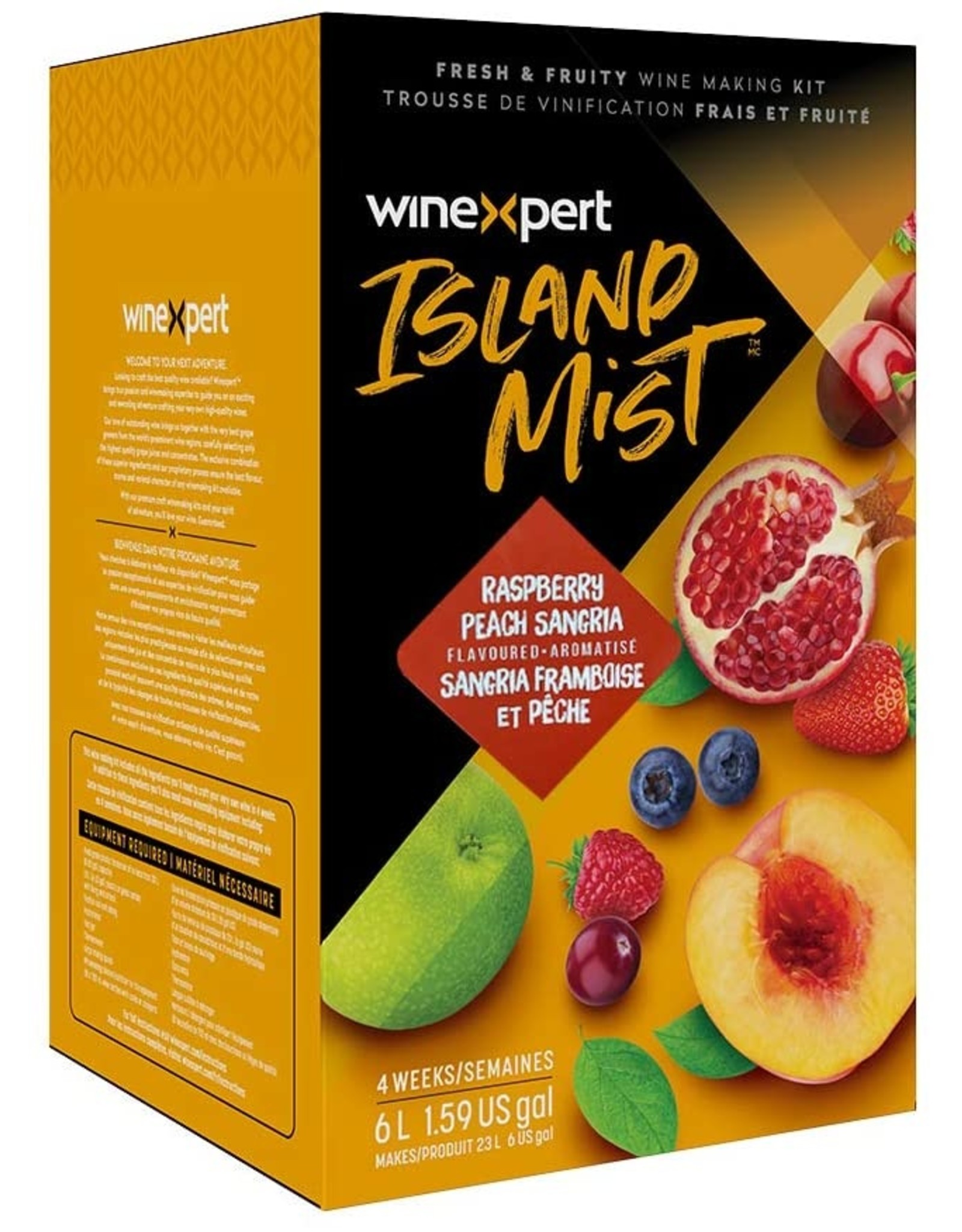 Island Mist Island Mist Winexpert 1.59 gal Raspberry Peach Sangria