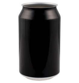 Cannular Can -Aluminum Fresh Black 330ml Full Aperature - Case of 300