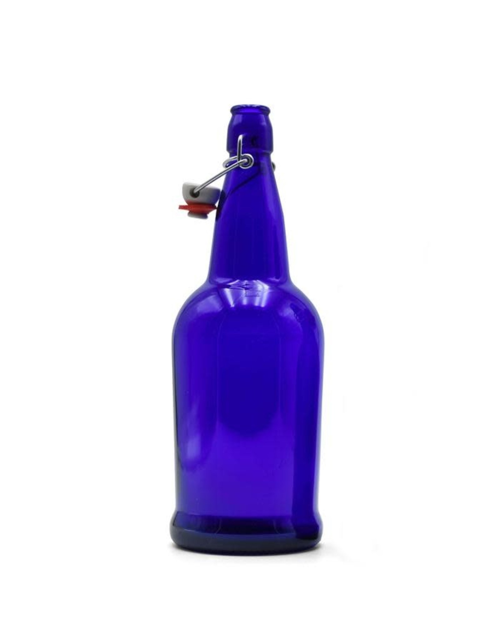 Flip top bottle Cobalt Blue 1 L case 12 ct