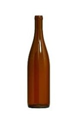 750 ml wine bottle Hock Amber case 12 ct