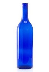 750 ml wine bottle Claret Bordeaux Blue case 12 ct