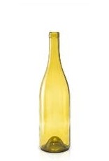 750 ml wine bottle Burgundy Punted Dead Leaf Green case 12 ct