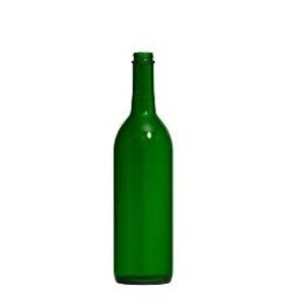 750 ml green wine bottle Claret Screw Top case 12 ct