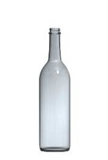 750 ml clear wine bottle Claret Screw Top case 12 ct