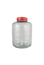 Glass Carboy | Wide Mouth | Carrying Harness | Ported w/ Spigot