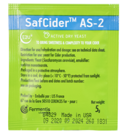 Fermentis SafCider  dry yeast AS-2 5g