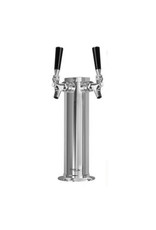 Krome Double tap tower 3" Air Cooled S/S