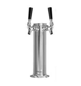 Krome Double tap tower 3" Air Cooled S/S