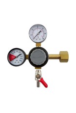 Dual regulator 3/8" B Shutoff, 60 & 2000# Gauges Taprite