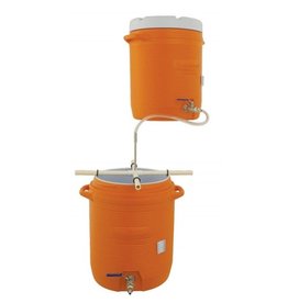 10 gal Rubbermaid Cooler All Grain System