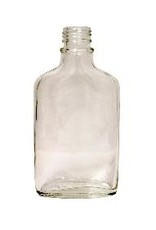 Flask Screw Top Clear 200 ml Single