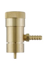 Oxygen Regulator (brass) w/1/4" Barb