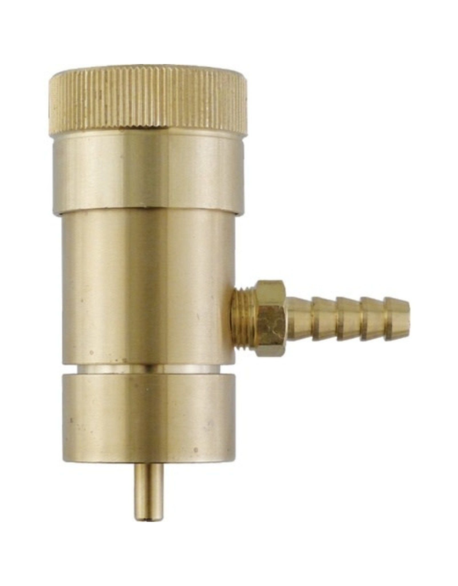 Oxygen Regulator (brass) w/1/4" Barb