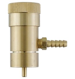 Oxygen Regulator (brass) w/1/4" Barb