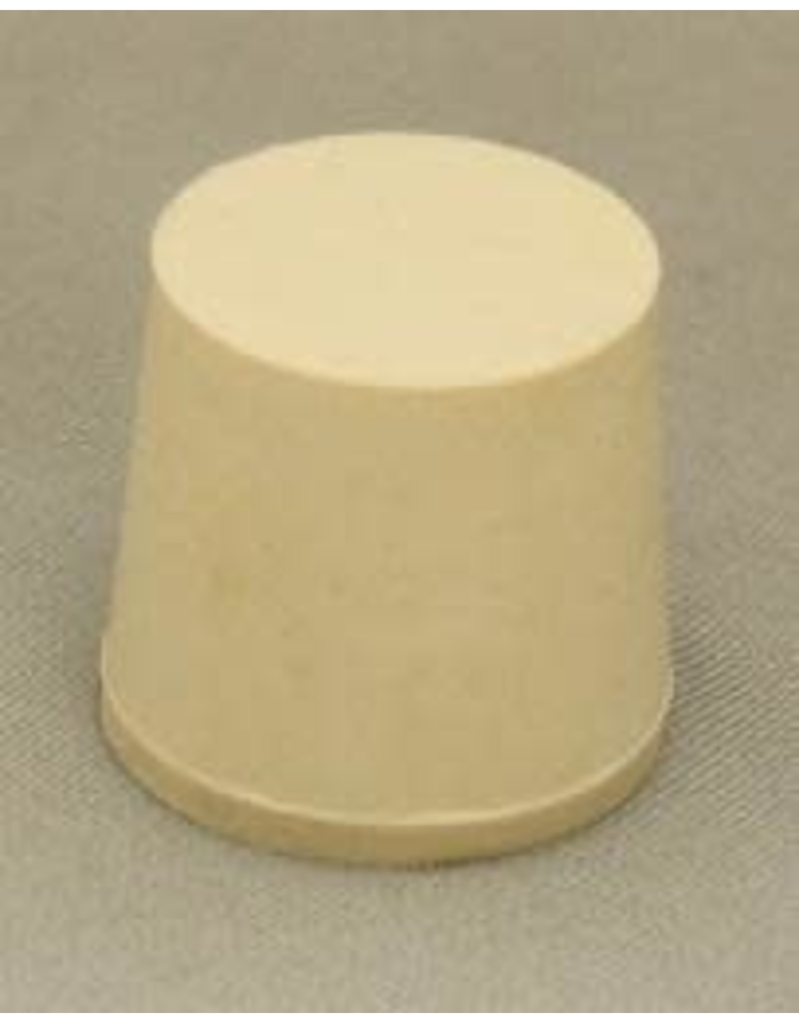 Solid rubber stopper
