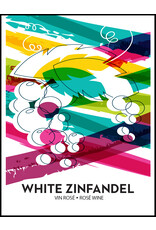 LD Carlson White Zinfandel 30 ct Wine Labels
