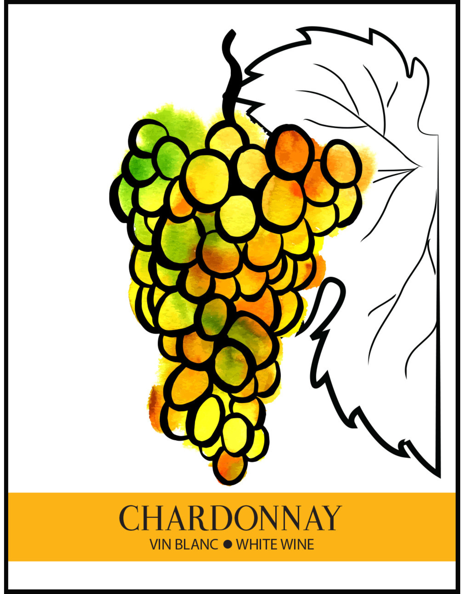 LD Carlson Chardonnay 30 ct Wine Labels