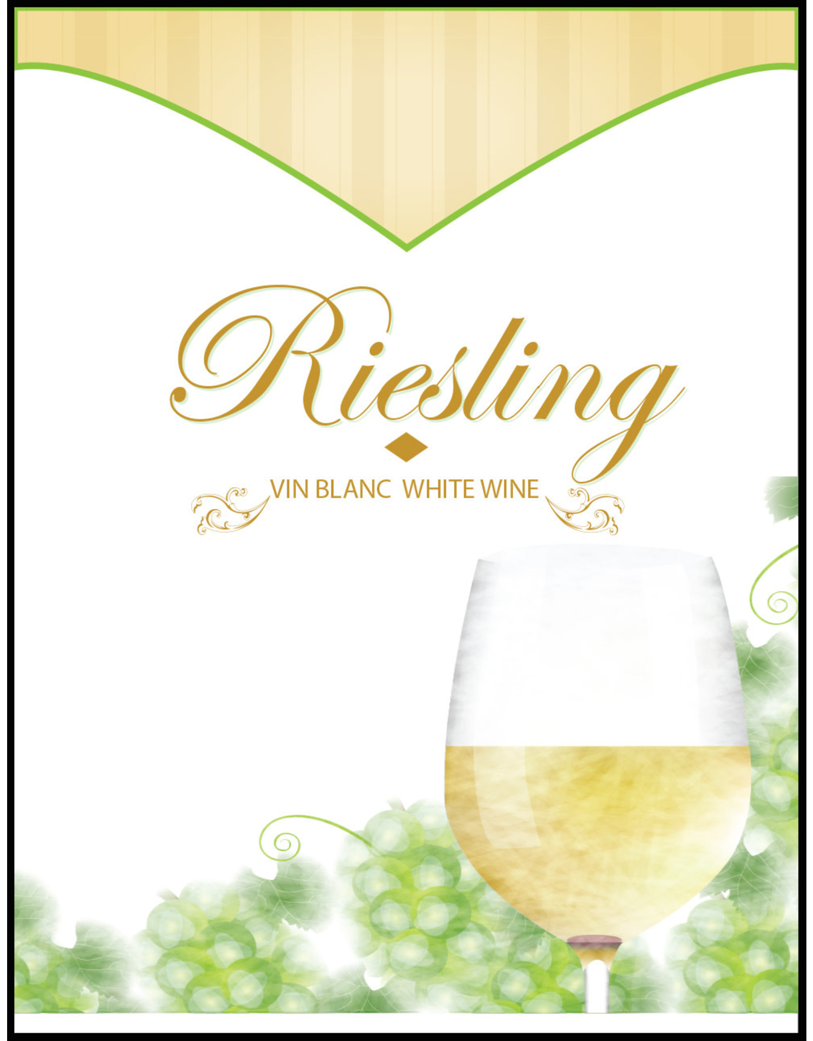 LD Carlson Riesling 30 ct Wine Labels