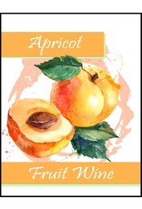 LD Carlson Apricot Fruit 30 ct Wine Labels