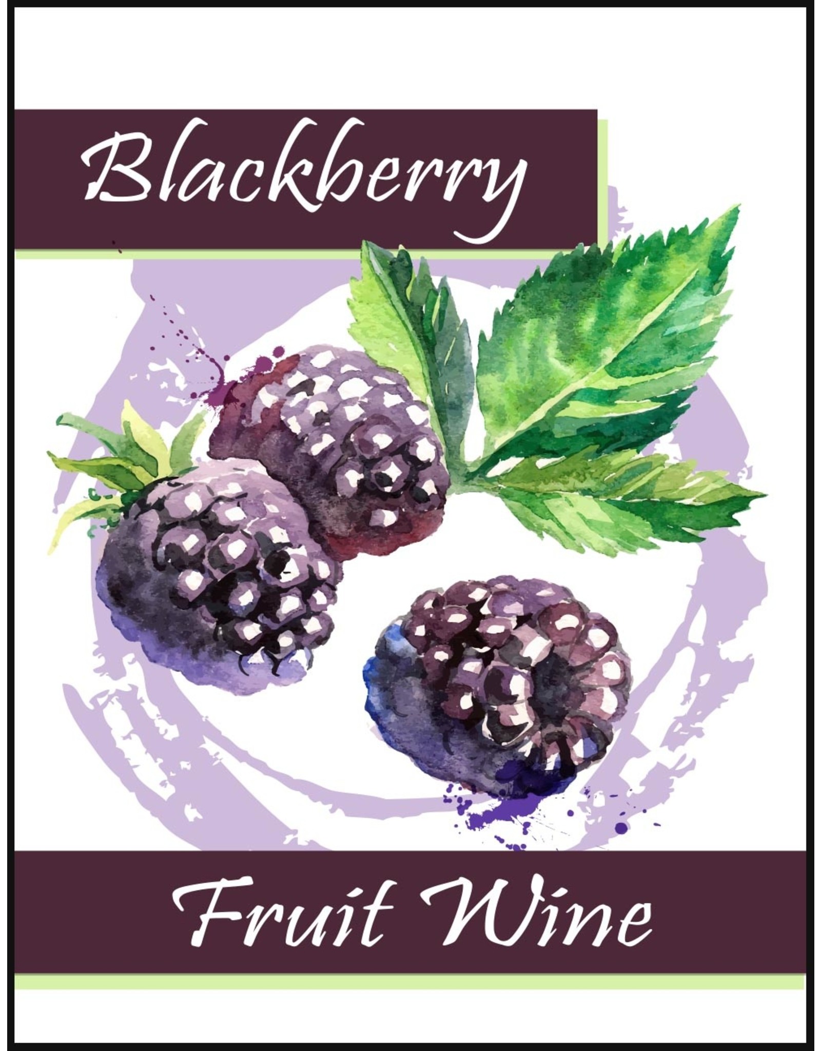 LD Carlson Blackberry Fruit 30 ct Wine Labels