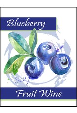 LD Carlson Blueberry Fruit 30 ct Wine Labels