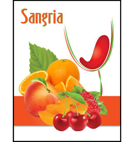 LD Carlson Sangria 30 ct Wine Labels