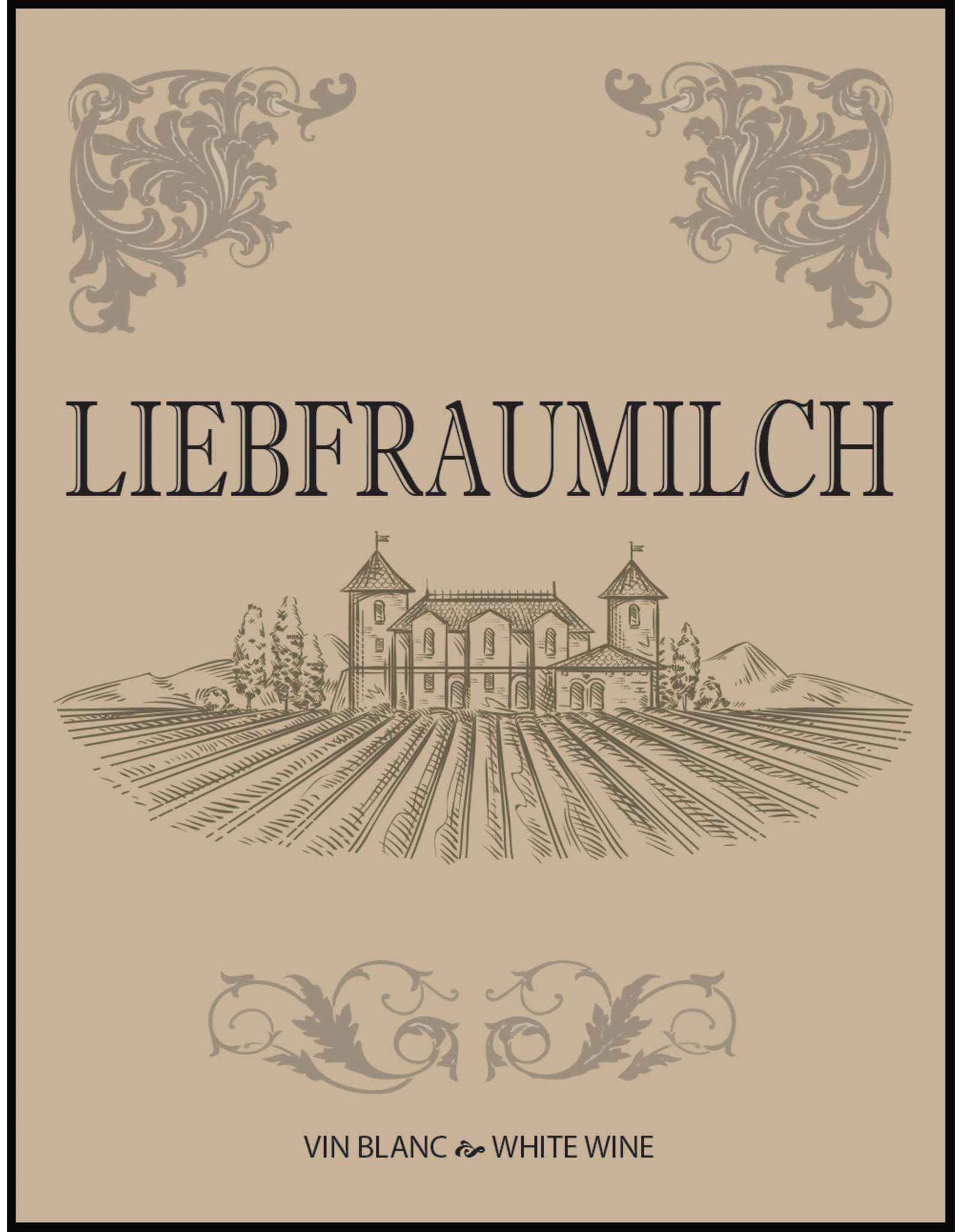LD Carlson Liebfraumilch 30 ct Wine Labels