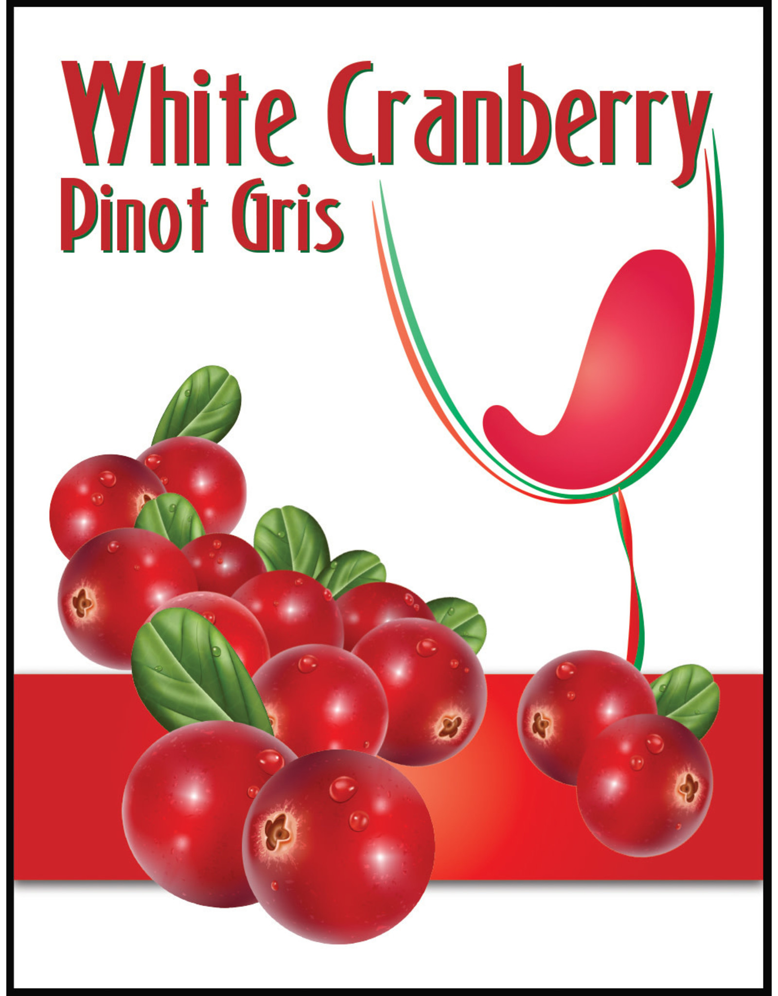 LD Carlson White Cranberry Pinot Gris 30 ct Wine Labels